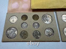 1957 US Mint Silver P&D Set, with all OGP incl ENVELOPE, a SUPERB Set