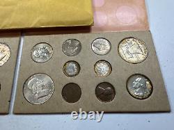 1957 US Mint Silver P&D Set, with all OGP incl ENVELOPE, a SUPERB Set