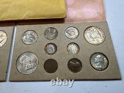 1957 US Mint Silver P&D Set, with all OGP incl ENVELOPE, a SUPERB Set