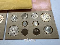 1957 US Mint Silver P&D Set, with all OGP incl ENVELOPE, a SUPERB Set
