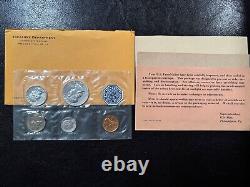 1958-1964 Lot of SEVEN (7) US Mint Silver Proof Sets in Cello Flat Pack