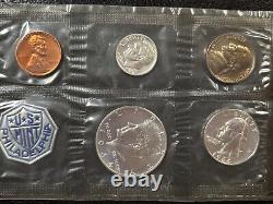 1958-1964 Lot of SEVEN (7) US Mint Silver Proof Sets in Cello Flat Pack
