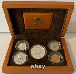 1958 Proof Set In Official U. S. Mint Display Silver Uncirculated Birthyear Coins