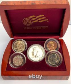 1958 Proof Set In Official U. S. Mint Display Silver Uncirculated Birthyear Coins