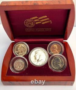 1958 Proof Set In Official U. S. Mint Display Silver Uncirculated Birthyear Coins