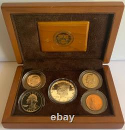 1958 Proof Set In Official U. S. Mint Display Silver Uncirculated Birthyear Coins