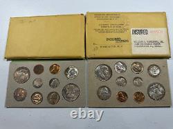 1958 US Mint Silver P&D Set, with all OGP incl ENVELOPES, a SUPERB Set