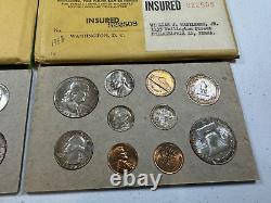 1958 US Mint Silver P&D Set, with all OGP incl ENVELOPES, a SUPERB Set