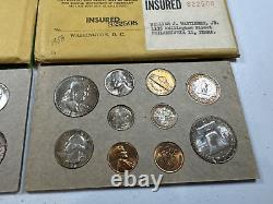 1958 US Mint Silver P&D Set, with all OGP incl ENVELOPES, a SUPERB Set