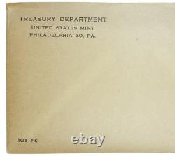 1958 US Mint Silver Proof Set Original Flat Pack Envelope SEALED & UNOPENED #5