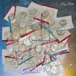 1959-1964 Proof/Uncirculated Dimes in U. S. Mint Cello 90% Silver Fast Ship