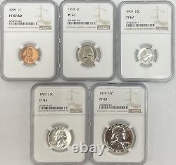 1959 5pc Proof Set PF67 NGC (#PA4954868042)