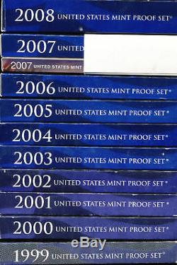 1959 Silver thru 2009 US Mint PROOF SET Run Collection