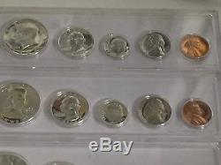 1960 1961 1962 1963 1964 Silver Proof Sets-franklin/kennedy-5 Sets-25 Coins