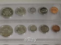 1960 1961 1962 1963 1964 Silver Proof Sets-franklin/kennedy-5 Sets-25 Coins