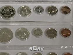 1960 1961 1962 1963 1964 Silver Proof Sets-franklin/kennedy-5 Sets-25 Coins