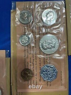 1960 1961 1962 1963 Us Mint Proof Sets In Og Packaging