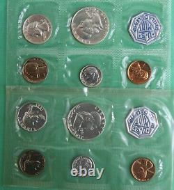 1960 1969 TEN Annual United States Mint Proof Sets 50 Coins Lot of 10 Sets