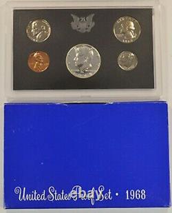 1960 1969 TEN Annual United States Mint Proof Sets 50 Coins Lot of 10 Sets