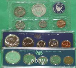 1960 1969 TEN Annual United States Mint Proof Sets 50 Coins Lot of 10 Sets