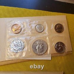 1960 61 62 63 P US Mint Franklin 50c Silver Proof 5 Coin Sets in Envelopes