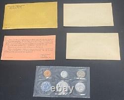 1961 1962 1963 1964 (4) US Mint Proof Set Original Treasury Department Envelope