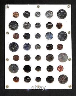 1961-1967 US Mint Proof Sets 90% Silver in Capital Plastic Holder 35 Coins