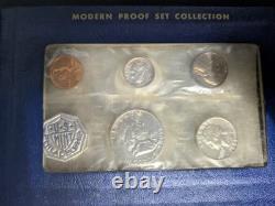 1961-1968 Run Of 8 Proof Sets In Whitman Book Some Silver
