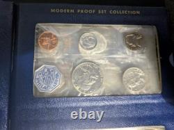 1961-1968 Run Of 8 Proof Sets In Whitman Book Some Silver