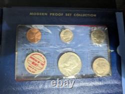 1961-1968 Run Of 8 Proof Sets In Whitman Book Some Silver