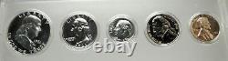 1961 UNITED STATES US Half Dollar Quarter Dime Proof 5 Coin Set 3 Silver i76365