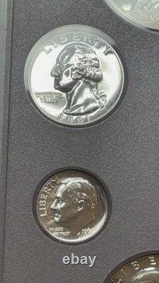 1961 US Proof Set Franklin Half + 2005 Marines Silver Dollar 90% Silver Coins