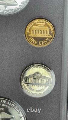 1961 US Proof Set Franklin Half + 2005 Marines Silver Dollar 90% Silver Coins