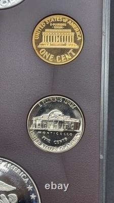 1961 US Proof Set Franklin Half + 2005 Marines Silver Dollar 90% Silver Coins