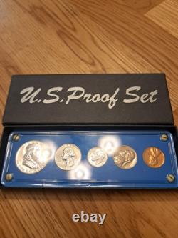 1961 U. S. Mint 5-Coin PROOF Set in Holder 90% Silver