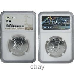1961 U. S. Mint 5 Coin Proof Set PF 67 NGC Collectible SKUCPC9282