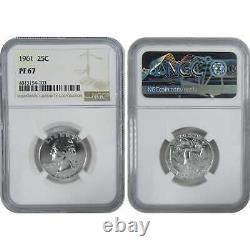 1961 U. S. Mint 5 Coin Proof Set PF 67 NGC Collectible SKUCPC9282