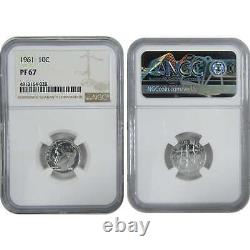 1961 U. S. Mint 5 Coin Proof Set PF 67 NGC Collectible SKUCPC9282