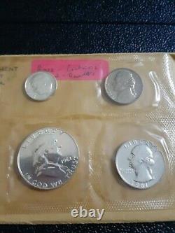 1961 silver proof set 2 QUATERS ERROR RARE MAKE AN OFFER one of a kind