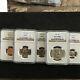 1962, 5 Piece Franklin Proof Set, Certified Proof 67, 68, 69 By Ngc, Wowzer