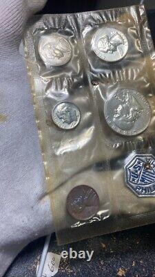 1962 US Mint Silver Proof Set WithBlue Toned Cent- NO Envelope
