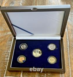 1962 United States Proof Coin Set Displayed in Wood Presentation Box