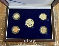 1962 United States Proof Coin Set Displayed in Wood Presentation Box