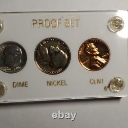 1962 United States Proof Set (5 Coins) with Holder Uncirculated Proof