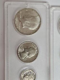 1963-1965 U. S. Proof Sets in Capital Frames 3 Sets 15 Coins Total
