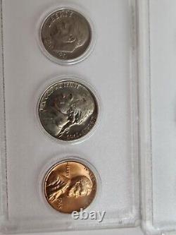 1963-1965 U. S. Proof Sets in Capital Frames 3 Sets 15 Coins Total