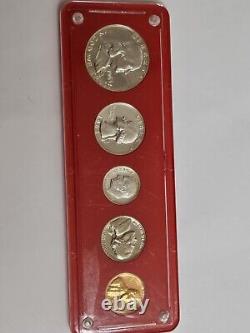 1963-1965 U. S. Proof Sets in Capital Frames 3 Sets 15 Coins Total