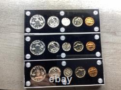 1963 U. S. Mint Silver Proof Sets (3 Sets Lot) with15 Proof Coins 041325-84