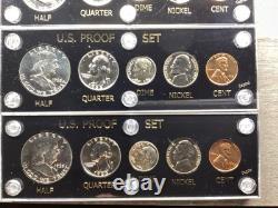 1963 U. S. Mint Silver Proof Sets (3 Sets Lot) with15 Proof Coins 041325-84
