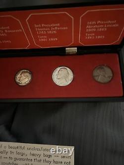 1964-D The Presidential Silver Coin Set. Denver mint All SILVER! Except Nickle